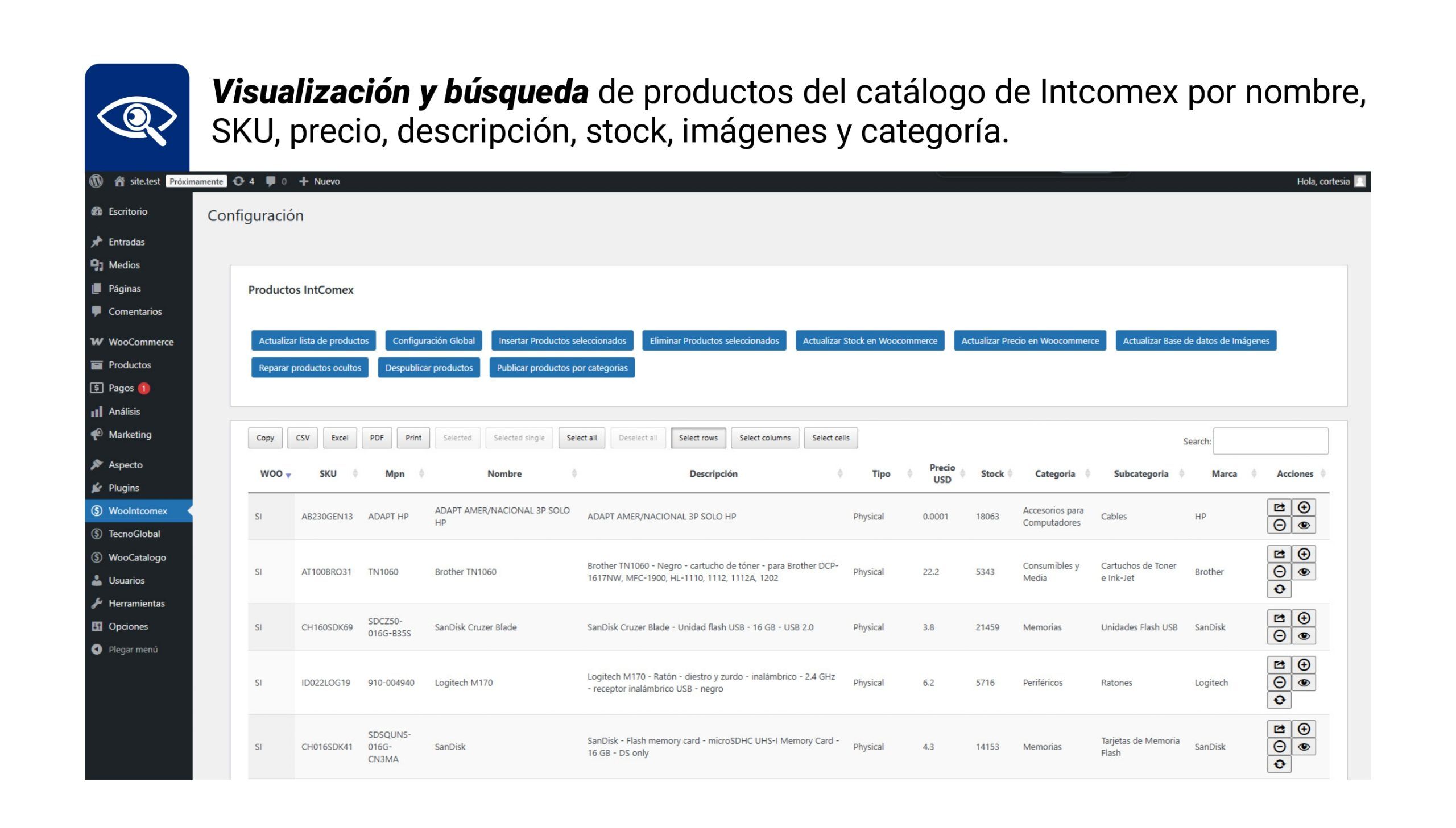 Plugins WooIntcomex - Integración de Intcomex con Woocommerce - Imagen 8